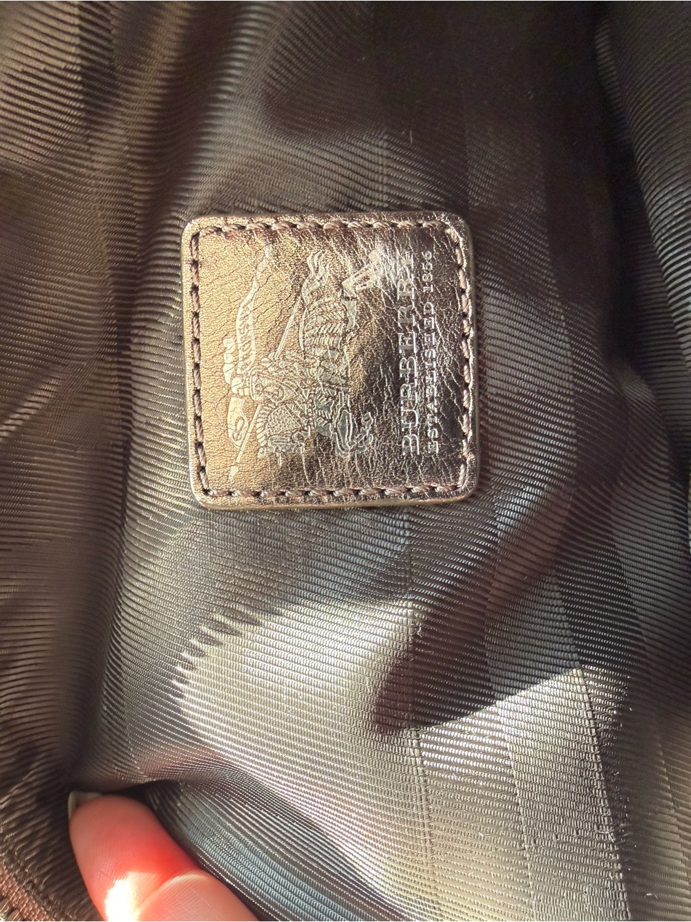 Burberry Shimmer Plaid Mini Handbag- rare/perfect condition!! No wear- - Picture 9 of 10